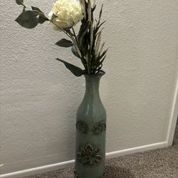 Large Turquoise Vase 