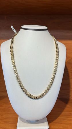 10k 8mm Miami Cuban Chain 24"