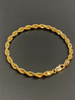 6.5" 3.4MM ROPE BRACELET #34606