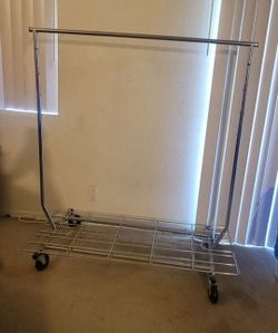 Commercial Rolling  Clothes Rack