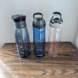 3 Contigo Water Bottles 