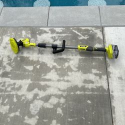 RYOBI ONE+ 18V Cordless Telescoping Power Scrubber (Tool Only)