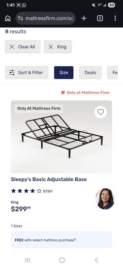 King Ajustable Base Frame