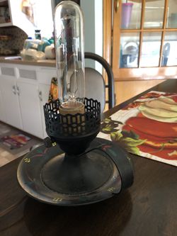 Vintage style electric lamp