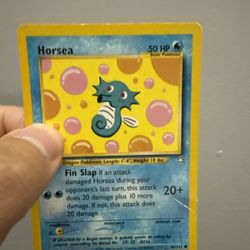 Pokemon (Horsea) Card