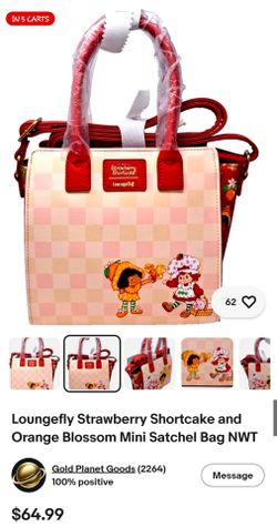 Loungefly Strawberry Shortcake Mini Satchel Bag