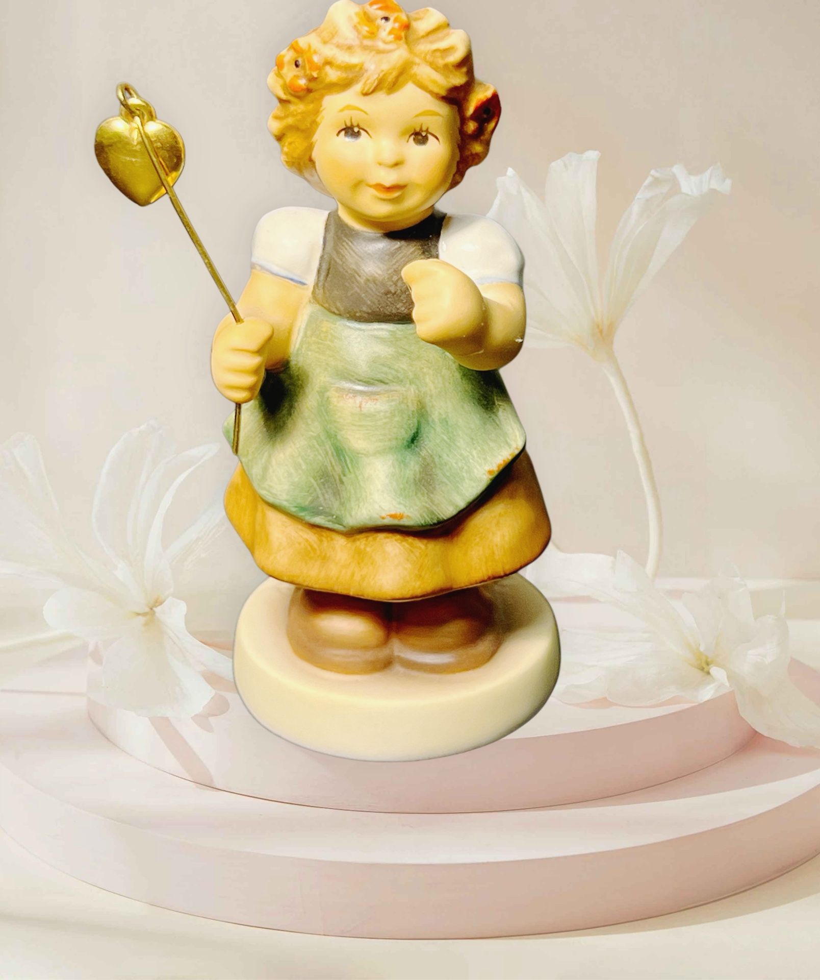 Hummel Germany 2011 HUM 2298 My Lucky Heart Figurine, 3.25” w/ Box & COA