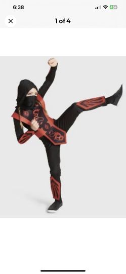 Red Ninja Kids Costume