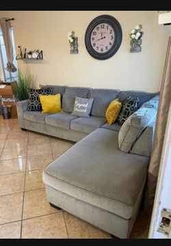 Beautiful Grey Sectional Couch from Ashley Furniture