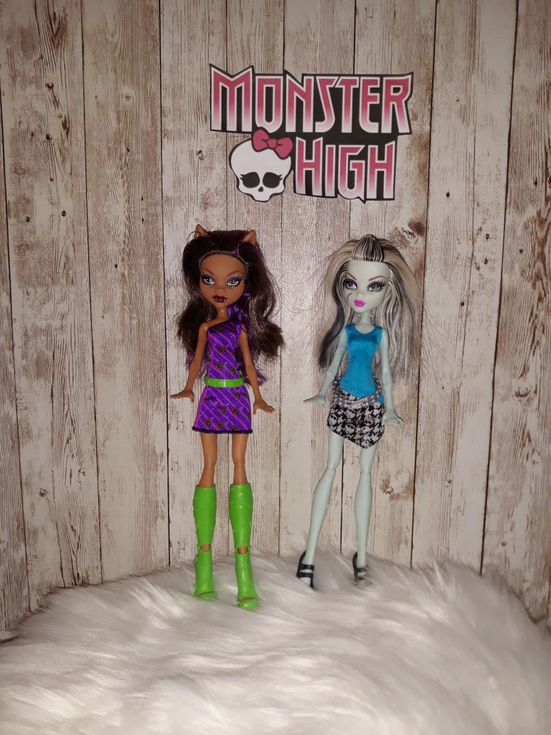 Reduced!! Clawdeen & Frankie Monster High Dolls Set!