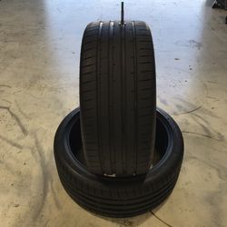 255/35/20 Goodyear Eagle F1 Supersport 8/32 life left 