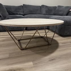 Coffee table Gold Beige Light Brown 