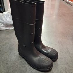 TINGLEY SIZE 10 MENS STEEL TOE RUBBER BOOTS