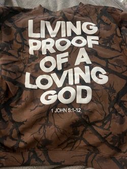 Brown/Black Bible verse sweater