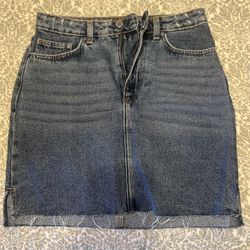 Denim Skirt size 6 $5