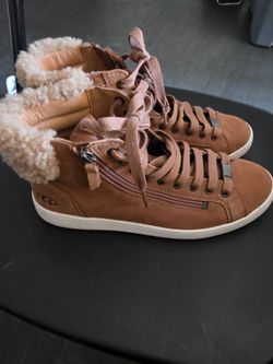 UGG Women's Shearling High Top Sneakers