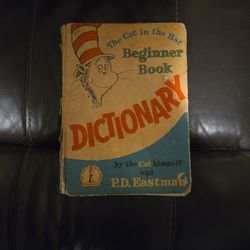 The Cat in the Hat Beginner Book Dictionary by P.D. Eastman and "the Cat himself".