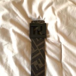 Authentic Fendi Designer Belt – Black Buckle