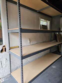 Storage Shelves 96 in W x 24 in D Boltless Shelving Racks Stronger Than Homedepot Lowes And Costco Delivery Available