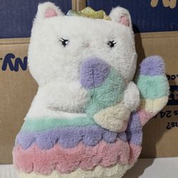 FAO Schwarz Glow Brights Meowmaid plush