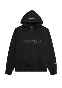 Black Essential Fear Of God Hoodie