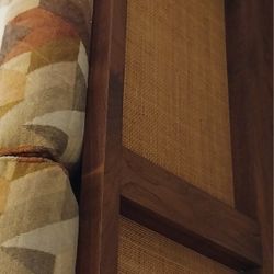 Danish Solid Walnut Pull Out Sofa Bed