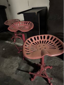 Cast iron heavy duty chairs 3pc