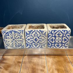 Boho Cement Mini planters 