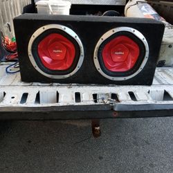 2 Twelve Inch Sony Xplods In Bix Max 2600 Watts