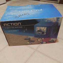 Action Portable Tv Am/fm 5” 