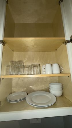 Complete Kitchen Starter Set - Dishes, Glassware, Mugs, Utensils & Silverware
