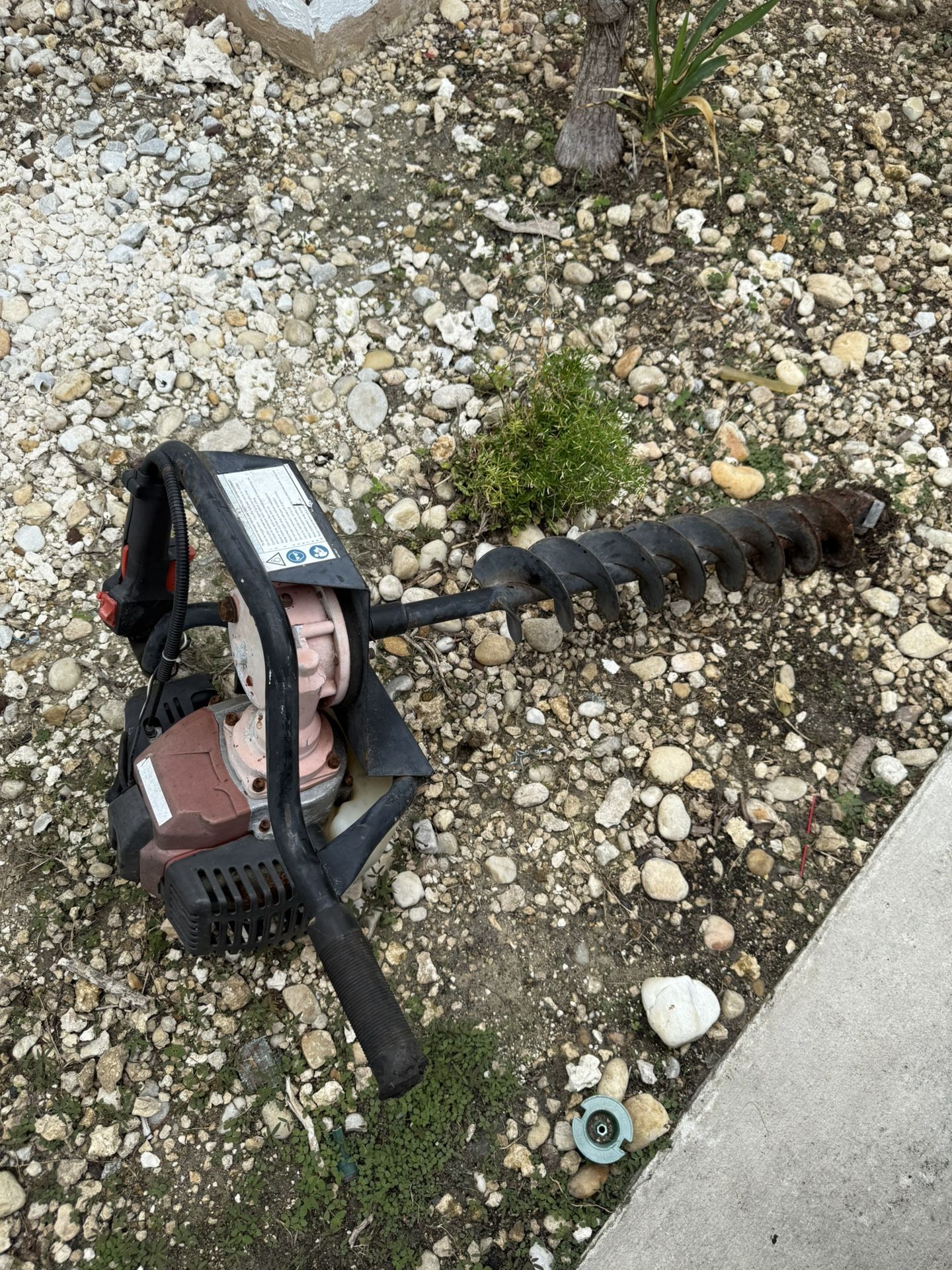 predator gas powered earth auger