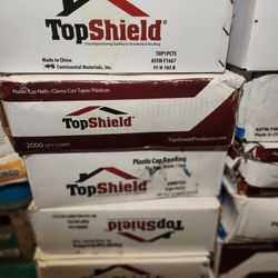 Plastic Caps Roofing Nails 1"