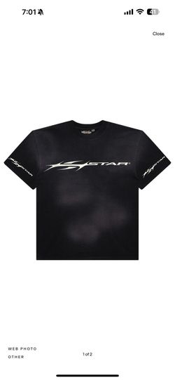Hellstar Tshirt Medium Washed Black Ds