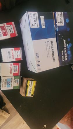 Mixed Lot of NEW Printer Ink and Toner Cartridges