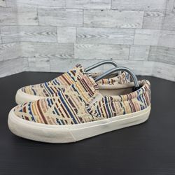 ASOS Woman's Woven Aztec Print Slip-On shoes size 9 UK (11USA) 