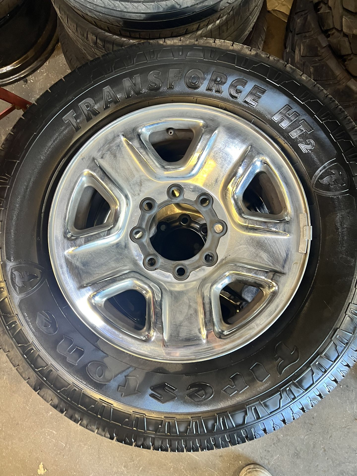 18” Chrome Ram 2500 Ram 3500 8x6.5 8x165.1 Wheels 275/70/18 Tires