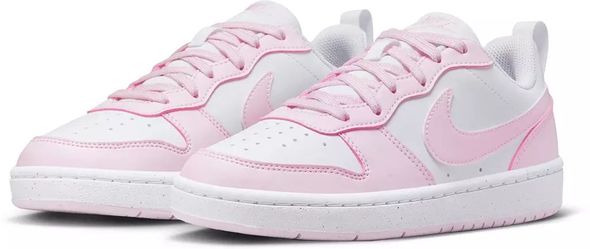 Nike Court Borough Low Pink White Sneakers kids