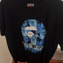 Blue Flame Bape Head Xl Fits Like L /xl 60$