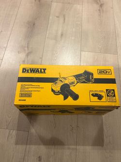 Dewalt angle grinder 20v max paddle switch brushless