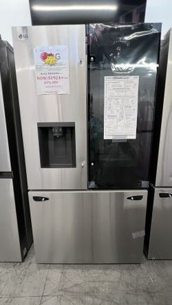 LG 26 Cu.ft. Smart Instaview Counter-depth Max French Door Refrigerator 
