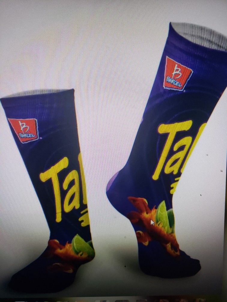 New 3D Printed Takis Fun Socks 6-12 Unisex