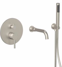 Cabeza de ducha de mano con boquillq para banera y accesorios