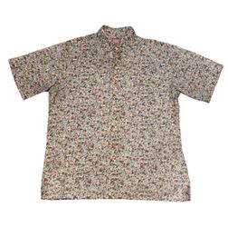 REYN SPOONER MENS VINTAGE COMMEMORATIVE CLASSICS HAWAIIAN FLORAL SHIRT L LARGE