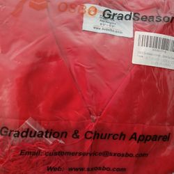 Red Cap,tassel, and graduation ROBE   5' to 5'2. I aso have  5'9 Size Unisex