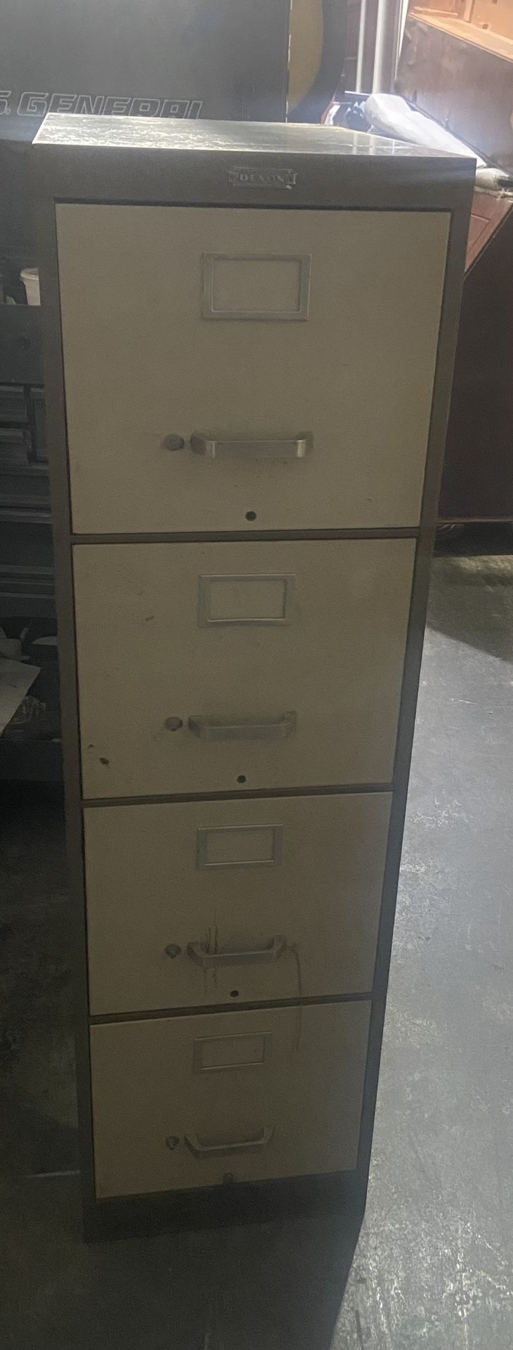 Four-Drawer File Cabinet