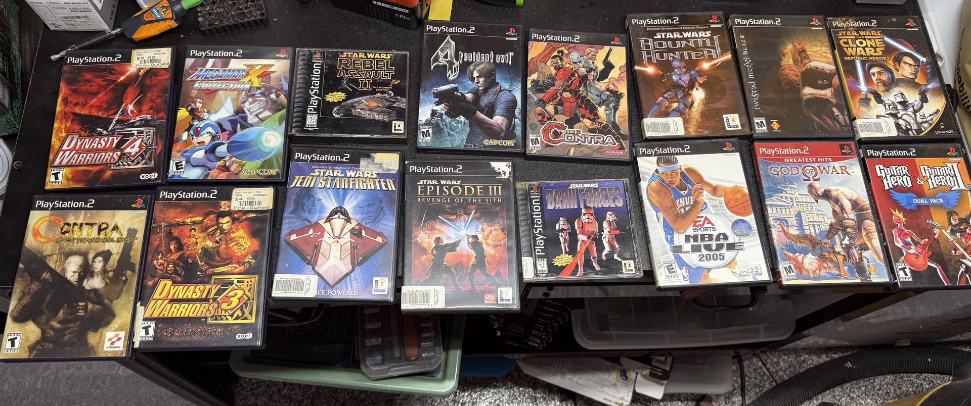 PS2 And PS1 Games - Many Star Wars Games Send Offer