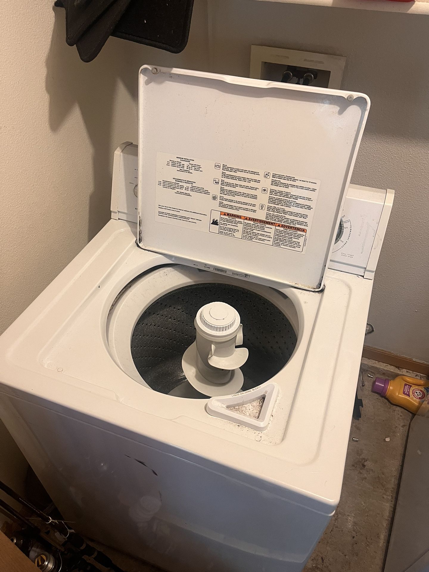 Washer & Dryer With Dolly 