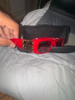 Balenciaga Sunglases Red