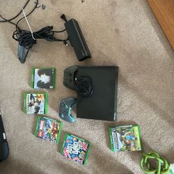 Xbox One S And Xbox One Motion Kinect, Two Controllers And Games